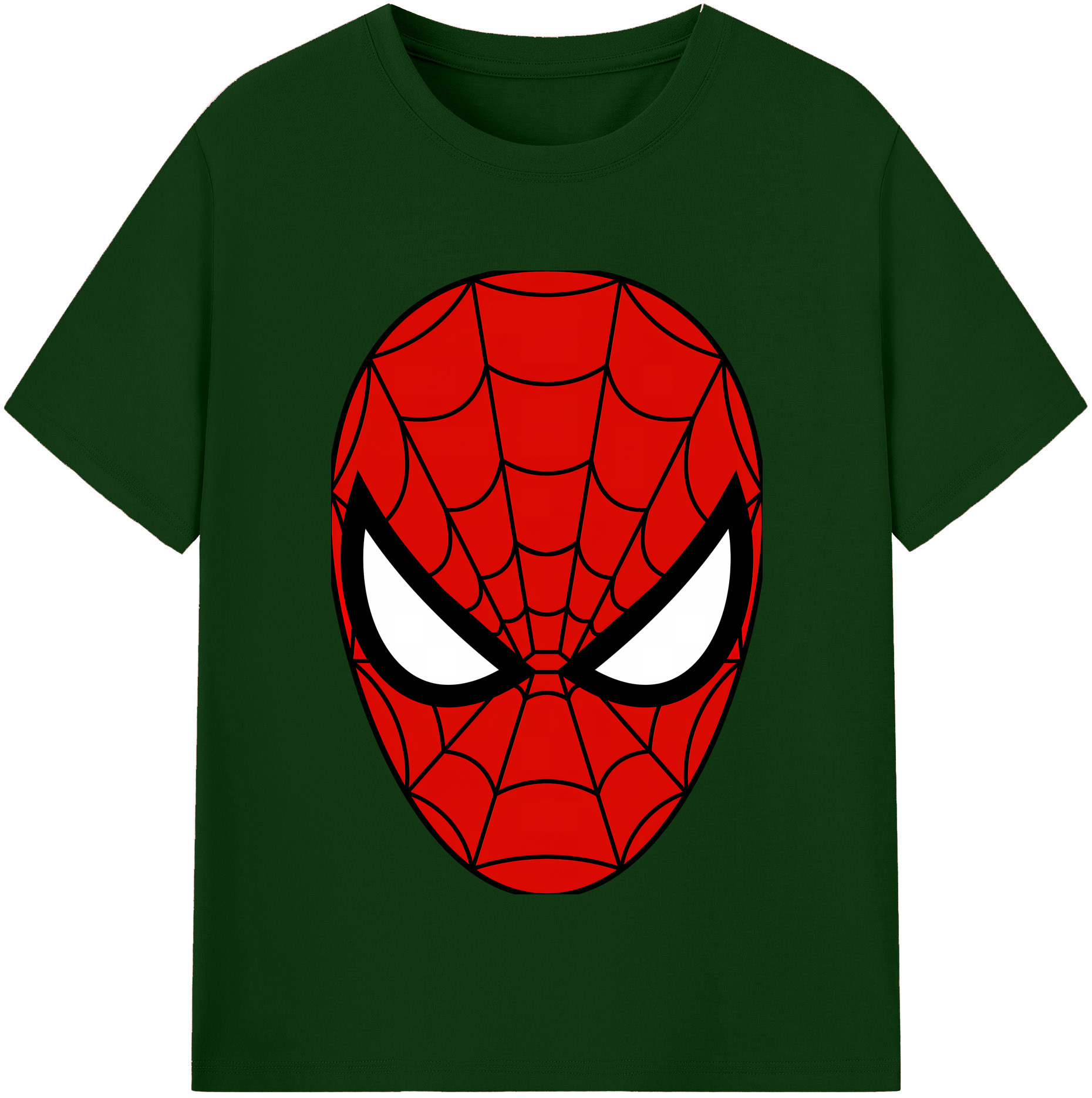 （画像用） Spider Man スパイダーマン 綿100％半袖Tシャツ（フロントプリント）